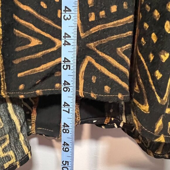 Gabrielle Boho Geometric Duster Kimono Plus Size 24 Open Front Cover up - Picture 16 of 16